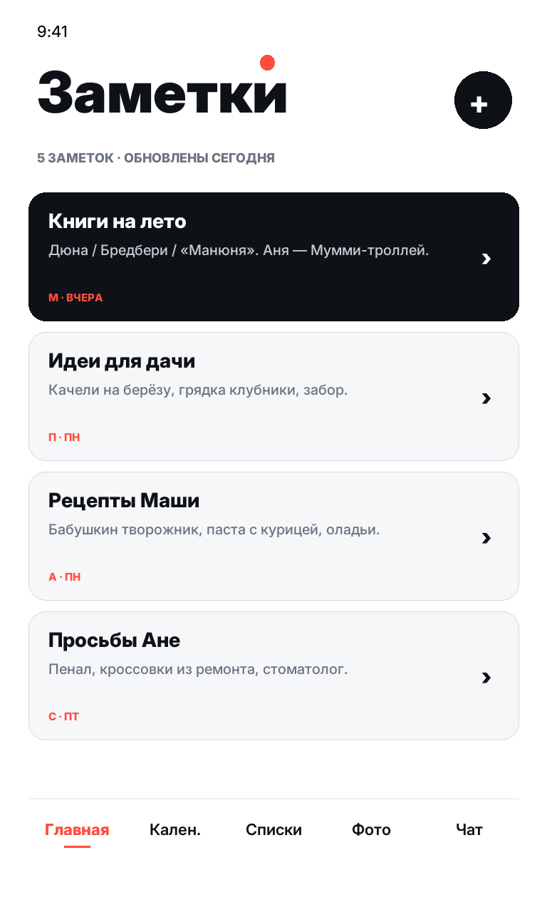 Заметки
